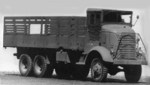 GMC AFKWX 2 1/2-ton 6x6 transport truck, a predecessor to and cab-over version of the CCKW, date unknown