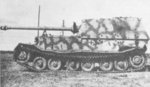 Elefant tank destroyer at rest, circa 1940s