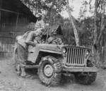 Stilwell in Burma, circa 1943-1944; note Ford GPW vehicle