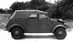 Profile view of a Volkswagen Type 82 Kübelwagen, date unknown