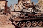 M24 Chaffee light tank of US Army 1st Armored Division in Bologna, Italy, late Apr 1945