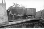 Close-up view of the rear section of a Marder II tank destroyer, Kharkov, Ukraine, early 1943, photo 2 of 2