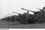 Panzer IV tanks and crews of German 12th SS Panzer Division 