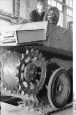 Tiger I heavy tanks being built in a factory in Germany, 1944, photo 03 of 16