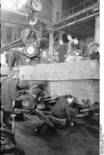Tiger I heavy tanks being built in a factory in Germany, 1944, photo 05 of 16
