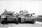 German Tiger I heavy tanks in Russia, Jan-Feb 1944, photo 1 of 4