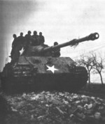 Captured German Tiger II heavy tank with US Army markings, 1944-1945