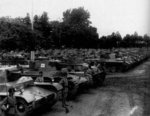 Type 1 Chi-He medium tanks being reviewed, circa 1943-1944