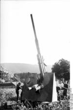 German 8.8 cm FlaK gun in the field, northern France, late Jul-early Sep 1944, photo 5 of 5