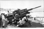 8.8 cm FlaK anti-aircraft gun on the French coast, operated by the German Luftwaffe, circa 1942-1943, photo 3 of 3