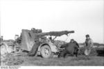 German Army 8.8 cm FlaK gun in the field, northern Russia, winter of 1943-1944, photo 2 of 4