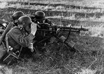 German MG34 machine gun crew, date unknown
