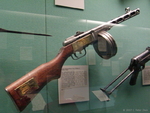 PPSh-41 submachine gun on display at the West Point Museum, United States Military Academy, West Point, New York, United States, 22 Sep 2007