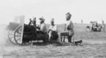 Indian troops operating a QF 3.7 inch mountain gun at Mt. Scopus, Palestine, 1917 or 1920