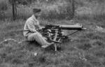 Schwarzlose M.08 machine gun in Dutch Army service, date unknown