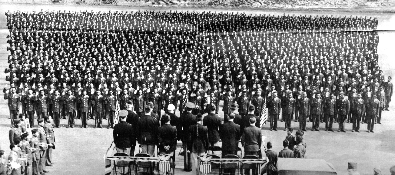 [Photo] Swearing in of 1,000 men into US Army 1st Filipino Infantry ...