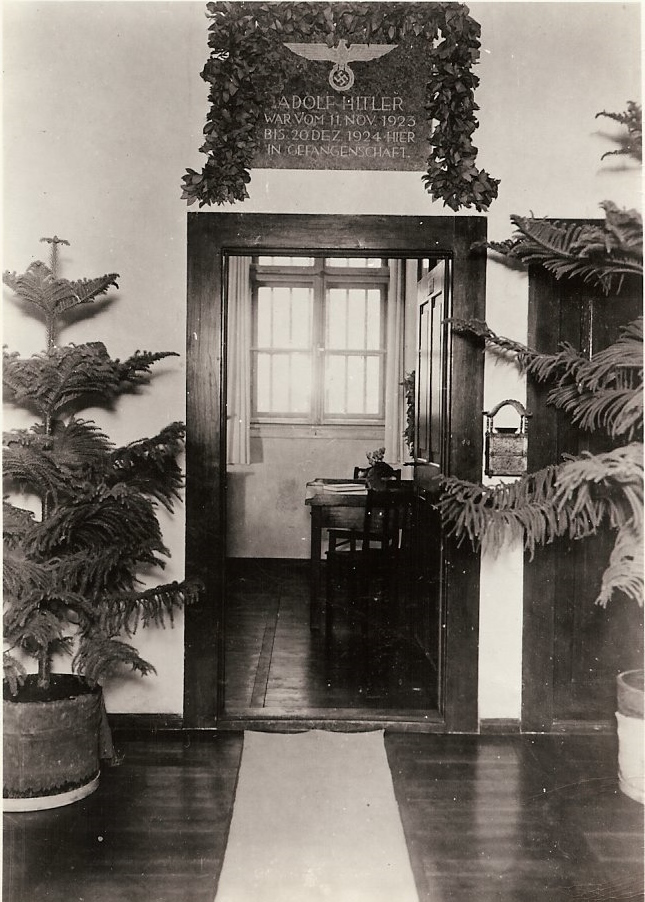 The prison cell which Adolf Hitler occupied in 1925, Bayern, Germany, 1945