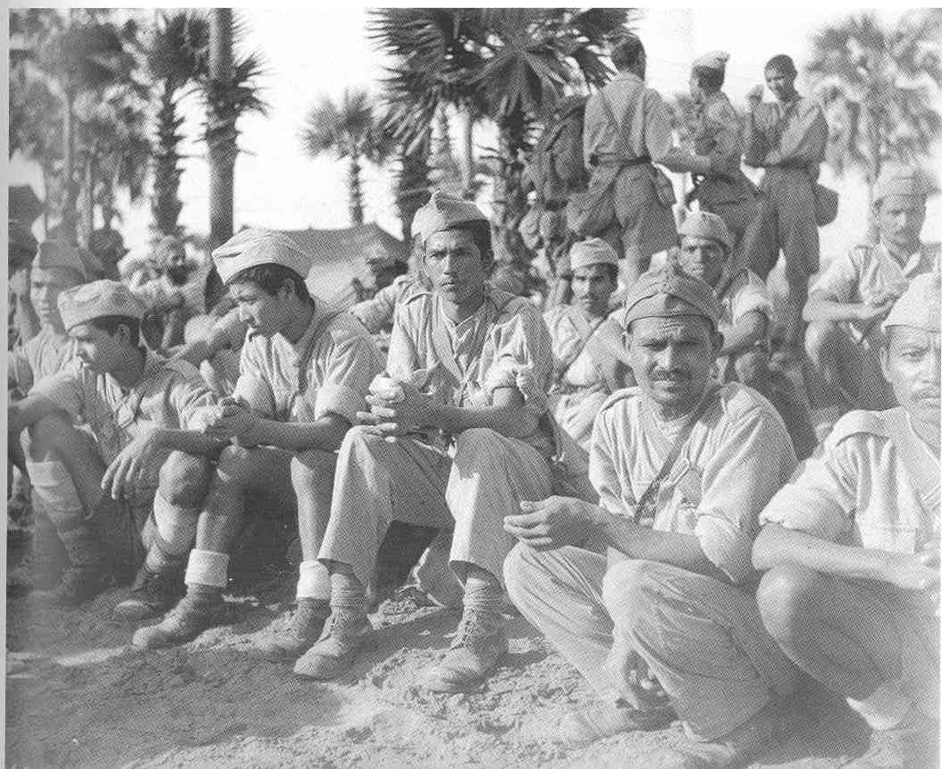  Photo Indian  troops of the Japanese 14th Army  after 