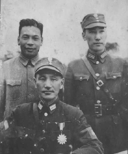 [Photo] Chiang Kaishek with sons Chiang Ching-kuo and Chiang Wei-kuo at ...