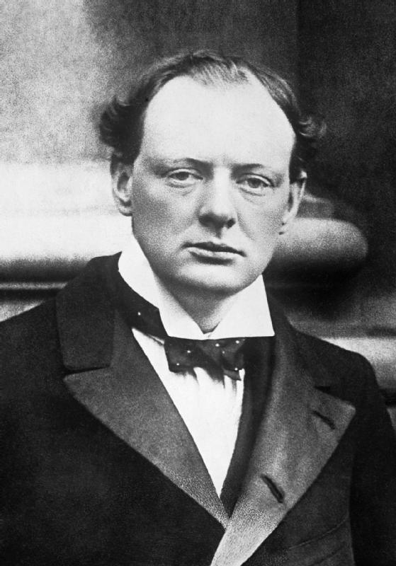 Portrait of Member of Parliament Winston Churchill, 1904
