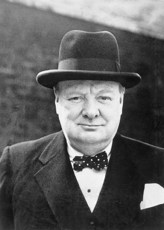 [Photo] Portrait of Winston Churchill taken in London, England, United ...