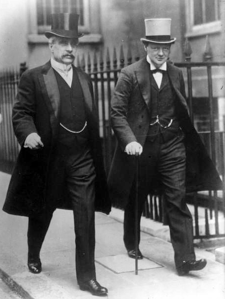 [Photo] Canadian Prime Minister Robert Borden and British First Lord of ...