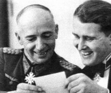 Walter Dornberger and Wernher von Braun, date unknown