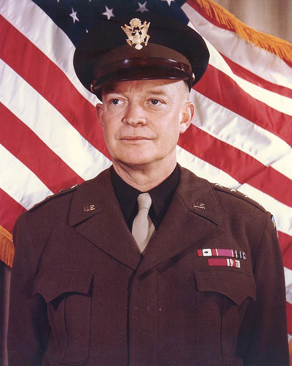 Portrait of Eisenhower, 31 Dec 1943