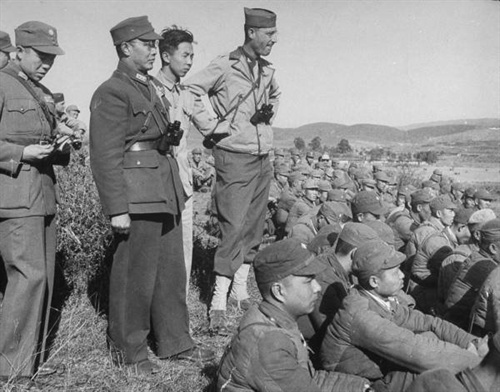 He Yingqin in Yunnan Province, China, 1945