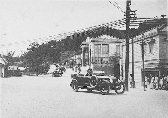 Crown Prince Hirohito in Takao (Kaohsiung), Taiwan, 21 Apr 1923
