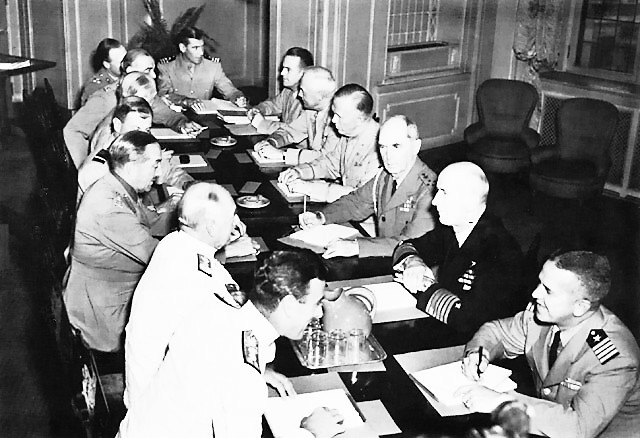 Allied Combined Chiefs of Staff in Quebec, Canada for the Quadrant Conference, Aug 1943