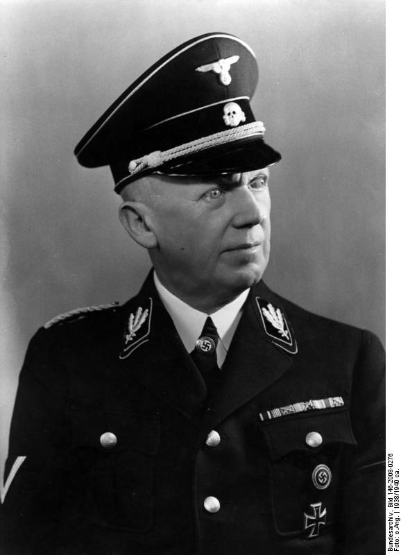 Portrait of German Chief of the Reich Chancellery Hans Lammers in SS uniform, circa 1938-1940