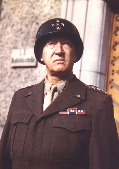 [Photo] Portrait of General George Patton, 1945 | World War II Database