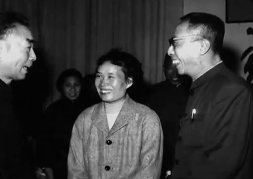 Zhou Enlai, Li Shuxian, and Puyi, China, circa 1960s