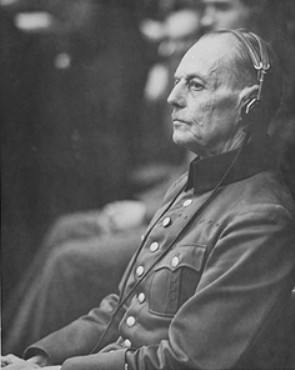 Rundstedt at the Nuremberg Trials, Germany, 18 Oct 1945-1 Oct 1946