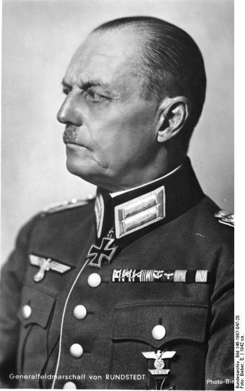 Photo Portrait of German Field Marshal Gerd von ...