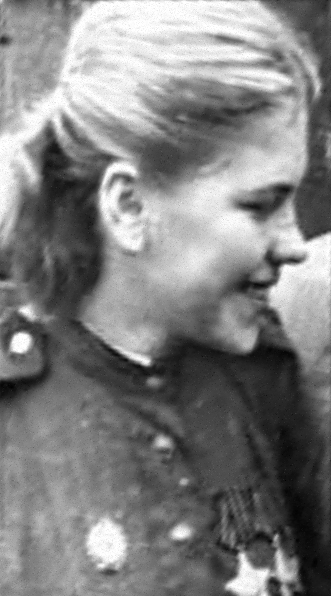Roza Shanina, date unknown; note sniper's badge