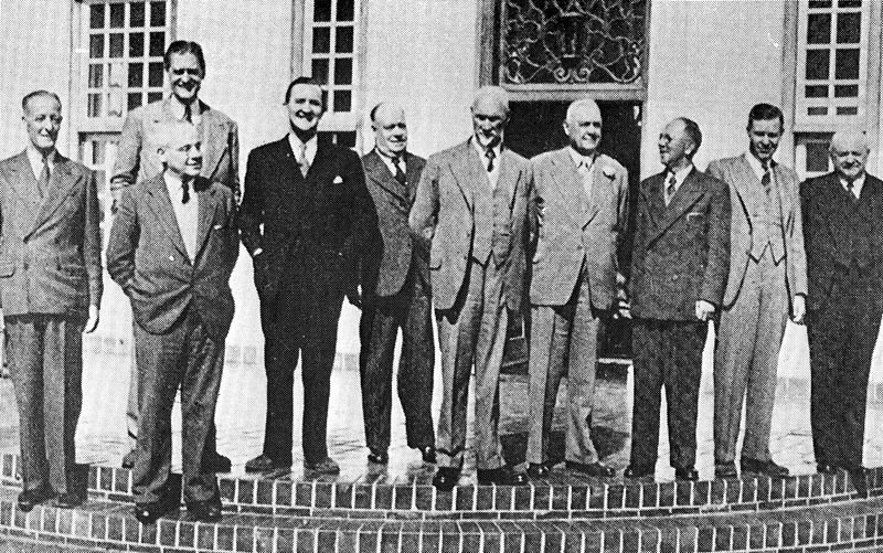South African Prime Minister Jan Smuts and his cabinet, 1948