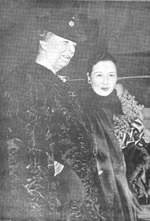 First Lady Eleanor Roosevelt of the United States and Song Meiling of the Republic of China, Washington DC, United States, 17 Feb 1943