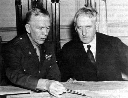 George Marshall and Henry Stimson, circa 1942