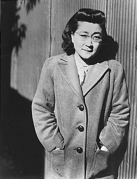 Iva Toguri at Radio Tokyo, Japan, 5 Dec 1944, photo 2 of 5