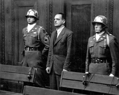Edmund Veesenmayer at the Nuremberg Trials, Germany, 1946-1949