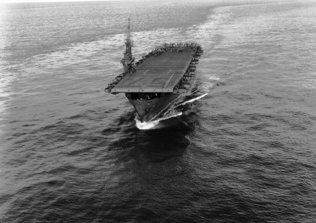 USS Coral Sea underway, 8 May 1944, photo 2 of 3