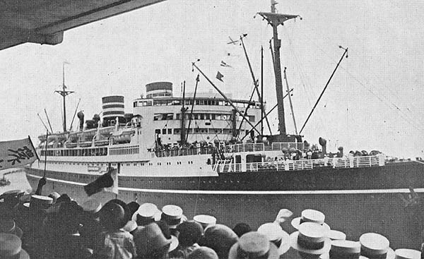 Japanese passenger liner Asama Maru, circa 1931