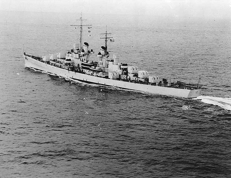 Atlanta underway during her trials, Nov 1941, photo 2 of 2