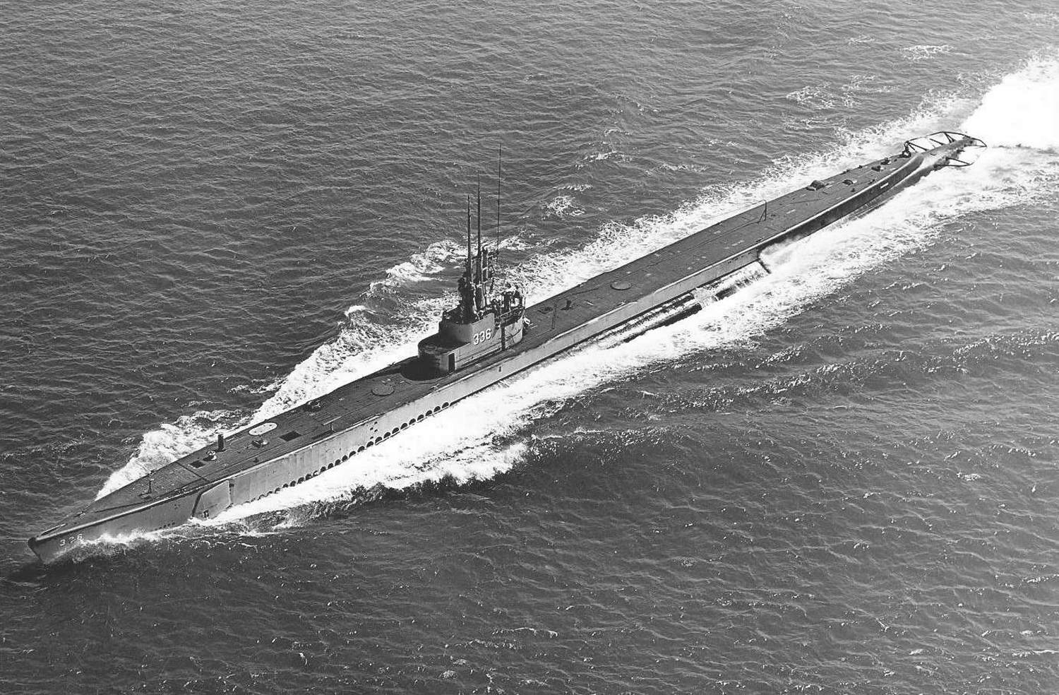 USS Capitaine underway off San Diego, California, United States, 23 Jun 1957