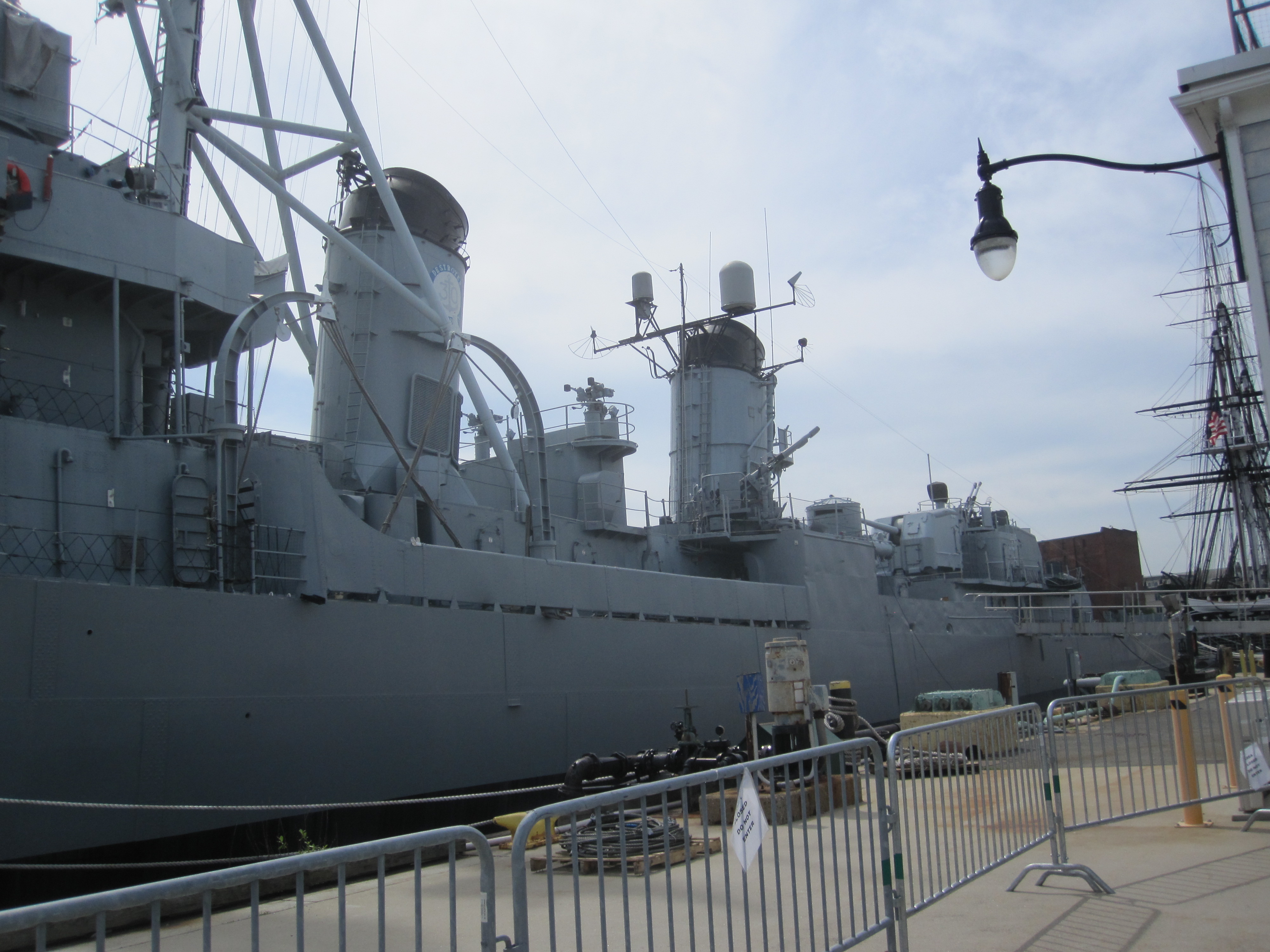 Museum ship USS Cassin Young at Charlestown Navy Yard, Boston, Massachusetts, United States, 28 May 2013, photo 5 of 6