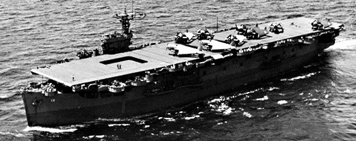 USS Copahee underway, date unknown