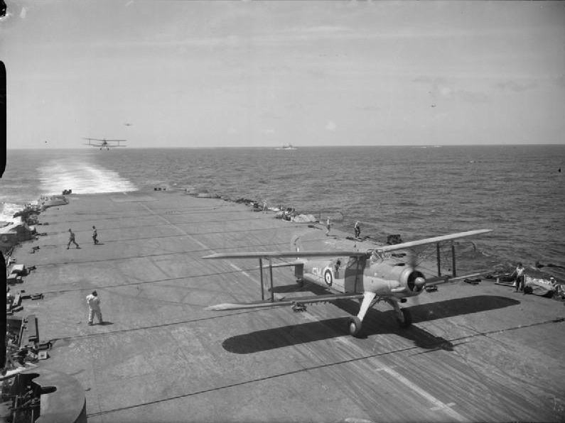Albacore aircraft of No. 820 Squadron FAA aboard HMS Formidable, 1940-1945