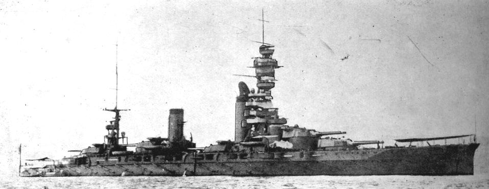Japanese battleship Fuso, circa 1930